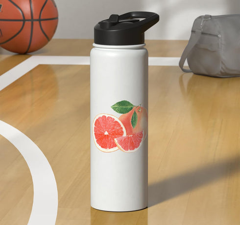 Clever Witty Grapefruit Designs Just Really Like Grapefruit Grape Fruit Pink Citrus Stainless Steel Insulated Water