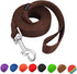 AMAGOOD 6 FT Puppy/Dog Leash - Strong Durable Traditional Style with Easy Collar Hook, Brown