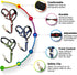 BARKLESS Muzzle Leash for Heavy Pullers - No Pull Stylish Head Halter for Medium Large Aggressive Dogs, Adjustable (M,