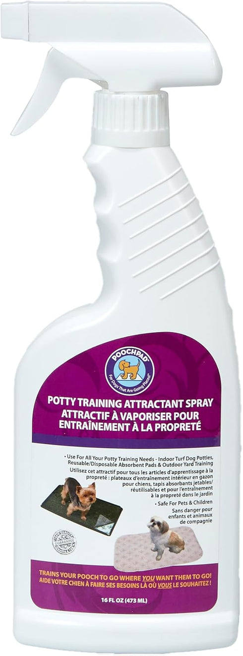 Potty Training Attractant Spray for Dogs & Puppies: 16 oz, Indoor & Outdoor Use, Housebreaking Supplies