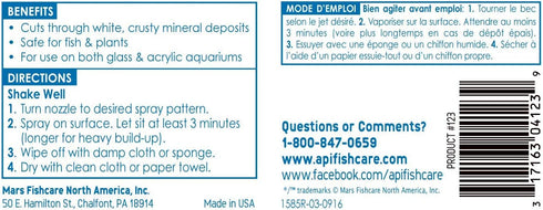 API SAFE & EASY Aquarium Cleaner Spray, 8-Ounce Bottle