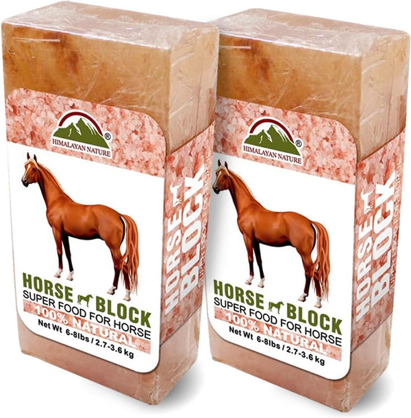 Licking Salt for Horse, 100% Pure Himalayan Pink Salt Chunks, 6 LBS,