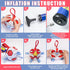 Chicken Dog Toys Soccer Ball with Straps, Interactive Tug of War Toy, Durable Water Toy for Dogs (8 Inch)