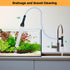 Gravel Vacuum for Aquarium Fish Tank Siphon with Three Metal Faucet Adapter and Long Hose 50 Feet