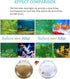 Aquarium Clean Light, 9W Submersible Light with Timer for Fish Tank, Waterproof Lamp for Sump Pool