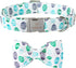 Adjustable Dog Collar Easter Gift with Bow Tie - Egg Design for Small, Medium, and Large Boys & Girls, Neck 10"-16"