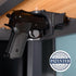 Adoreal Magnetic Gun Mount, Hole Free Gun Holster for Vehicle Home or Office, Side Magazine Magnetic Suction Concealed