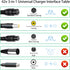nvmw 3 1 2A 42v/36v 3 (8mm/12mm) (5.5mm*2.5mm 2.1mm) in Replacement Charger for Claw Female Port Universal for, Jetson