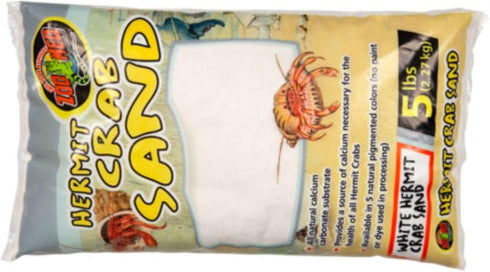 5 lbs Pack 2 (2 Zoo Med White Hermit Crab Sand - of Items)