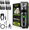 Coldspot Dog Clippers Cordless, Professional Cat Trimmer, 2-Speed Low Noise Dog Grooming