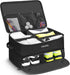 YOREPEK 2 Layer Waterproof Golf Trunk Organizer with Ventilated Compartment for 2 Pair Shoes and Accessories