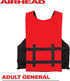 Airhead General All Purpose Life Jacket, US Coast Guard Approved Type III Life Vest, Perfect for Boating and Personal