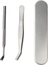 Tick Removal Tool, Tick Remover for Dogs, Pet First Aid Kit Ttwister Tweezers, Dog Hiking Gear (1 Set, Metal Ash)