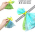 Dog Poop Bags Holder for Leash - Hands-Free Pet Waste Bags Carrier for Walking Accessories, Trash Can Ready