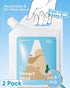 Pack, 13.2LB Chinchillas (2Pack-Fine BUCATSTATE Hamster Bath Sand with Pour Spout Large Desert Bath Sand | No-Dust