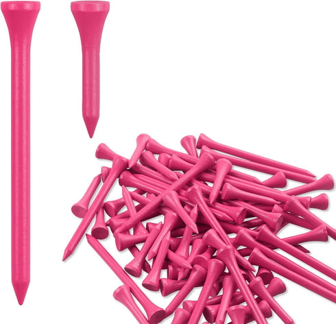 Wooden Golf Tees, 3-1/4 inch 100 Count & 1-1/2 inch 20 Count Golf Wood Tees