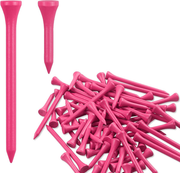 Wooden Golf Tees, 3-1/4 inch 100 Count & 1-1/2 inch 20 Count Golf Wood Tees