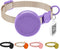 CollarDirect Cat Collar with Airtag Holder, ID Tag, and Bell - Breakaway Nylon Collar for Kittens and Cats (Violet, XS)
