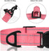 TagME Reflective Nylon Dog Collars, Adjustable Pet Collar for Medium Dogs, Baby Pink, 1.0" Width with Quick Release