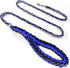 Dog Leash Rope Chain, Nylon Rope Metal Chain for Pet Leads, 6ft Heavy Duty Chew Proof Training for Medium Large Dogs