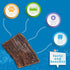 (1 LB) Jack&Pup Beef Gullet Bites Gullet Jerky for Small, Medium Dogs, Single Ingredient Beef Esophagus Dog Treats