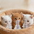 TUESMEILL 40 Pack Kitten Bottle Nipples, Silicone Pet Nursing Nipples Replacement Pacifiers for Small Animals Newborn