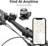 0.87''/22.2, 1''/25.4, 1.25''/31.8mm ROCKBROS Bike Bell for Apple AirTag Hidden Bike Mount Bike AirTag Holder GPS