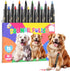 Dog Nail Polish Pens - Quick Dry, 15 Colors Pet Nail Polish Set for DIY Stylish Dog Nail Art - Non Toxic and Easy to Use