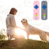 2 PCS Durable Silicone TV Stick Dog Chew Toys, Squeaky Puppy Teething Toys for Training and Teeth Cleaning, Pink Grey