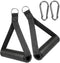 Heavy Duty Workout Handle for Resistance Bands - Exercise Grip Puller Handle with 2 Carabiners for Fitness Equipment
