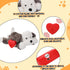 2 Pack Liliful Puppy Heartbeat Toy Stuffed Puppy for Sleep Aid Plush Animals Dog Toy with Beating Heart Relief