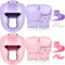 Kanayu 14 Pcs Boxing Set, 2 Pair of 16 oz Boxing Gloves, Headgear, Hand Wraps, Mouth Guards for Adults Youth