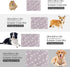 BVAGSS Dog Bed Mat, Reversible Memory Foam Dog Beds, Washable Pet Sleeping Mattress for Small Medium Dogs,