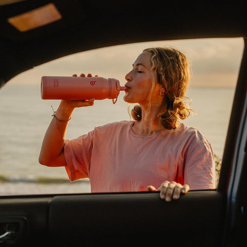 24oz BOTTLE BOTTLE Insulated Water Bottle Stainless Steel Sport Water Bottle with Straw and Adjustable Lid Daily Pill