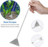 7 in 1 Aquarium Aquascaping Tools Kits, Stainless Steel Plant Tools Tweezers Scissors Scrapers for Fish Tank Cleaning