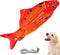 Flopping Fish Electric Moving Dog Toy, Realistic Flopping Fish Rocking Dog Toy, Interactive Pet Toys for Dog Exercise,
