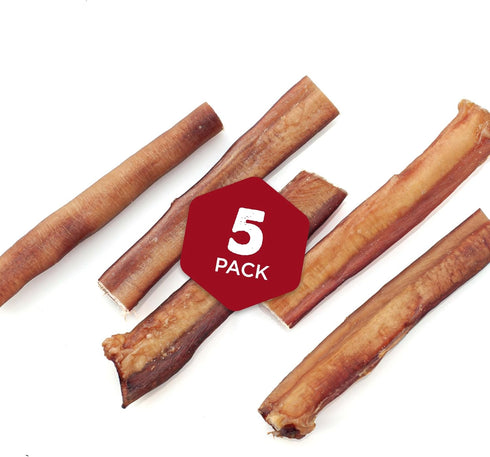 6 Inch 5 Count (Pack 1) Best Bully Sticks Thick Bully Sticks for Dogs - of - Natural, Grass-Fed Beef, Single