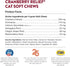 NaturVet Cranberry Relief Plus Echinacea for Cats - 60 ct Soft Chews, Made in The USA