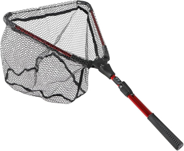 Hbbgdiy Foldable Telescopic Fishing Landing Net with Extendable Handle, Easy to Catch &