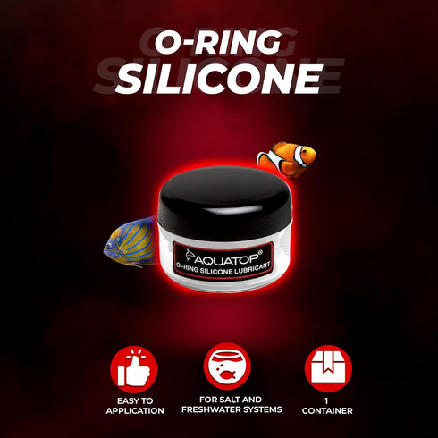 Aquatop O-Ring Silicone Lubricant, Essential for Filter Maintenance, Controls Leaks & Smooth Operation