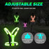 Simket LED Light Up Running Vest, High Visibility Reflective Vest for Night Walking and Running