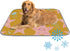 imiBBWQu Dog Cooling Mat Floral Starfish Jellyfish Pink Dog Cooling Mat for Summer