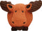 HuggLeHOUNDS Ruff-Tex Squeaky Tough Dog Chew Toy All Natural, Moose, Large