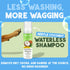 7.4oz TropiClean Hypoallergenic Waterless Dog Shampoo | Dry Shampoo for Allergies & Sensitive Skin | Safe for Cats |