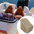 Kokiya 56x61x64cm Boat Seat Cover Waterproof Oxford Cloth Chair Cover Pedestal Bench for Marine Yacht Fishing Boat