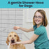 5-MinutePetBath Quick and Gentle Dog Shower Attachment for Shower Head, Portable Pet Wash Station, Dog Washing Kit, Blue