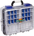Flambeau Outdoors 3000WPNC Waterproof Satchel 3000, Portable Tackle Box with Trays, Gray/Clear
