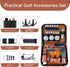 SANTA CASA Father's Day Golf Gift Set, Complete Accessories for Dad, with 3 Golf Balls, Bag Case