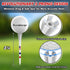 Premium Golf Tees - 5-Prong & 4-Prong Anti-Slip, 100-Pack for 360cc Drivers