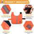 Queenmore Cold Weather Dog Coats, Loft Reversible Winter Fleece Vest, Waterproof Pet Jacket in Multiple Sizes